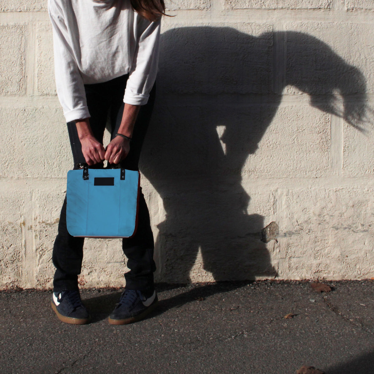 Camila tote bag bleu turquoise