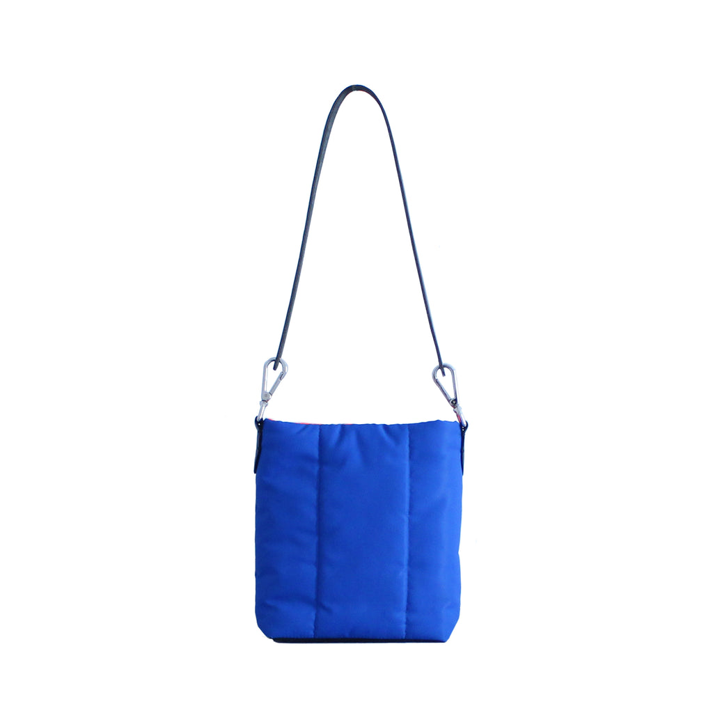Martha  bleu tote bag avec broderie