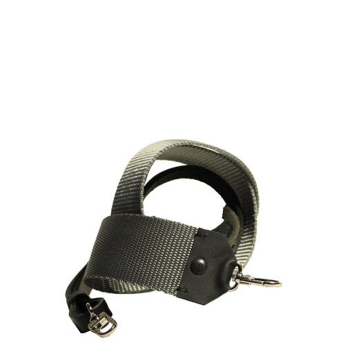 bandoulière  CUIR NOIR  --- shoulder strap 3 cm / 4 cm